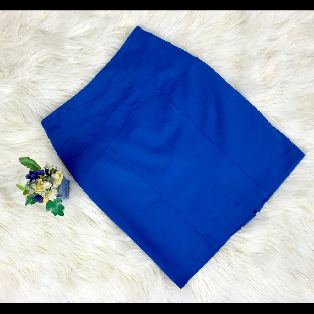 Alfani Blue Band Midi Skirt size 4P